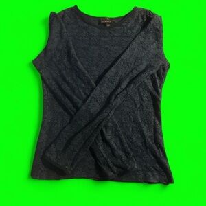 Fenn Wright Manson Navy Lace Long-Sleeve Tee